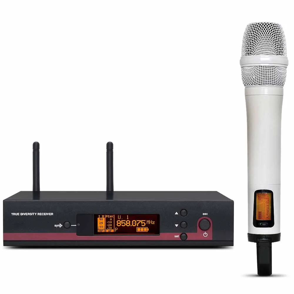 780 to 822MHZ С помощью DHL! Два цвета! Профессиональный 135 G3 UHF Беспроводной одиночный ручной микрофон система с Алюминиевый Чехол - Цвет: 780 to 822MHZ