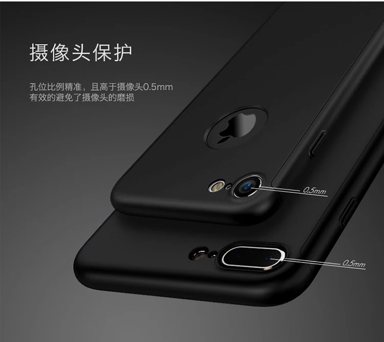 IPAKY бренд полная защита для iphone 7 4,7 ''для iphone 7 plus 5,5'' с закаленной стеклянной пленкой