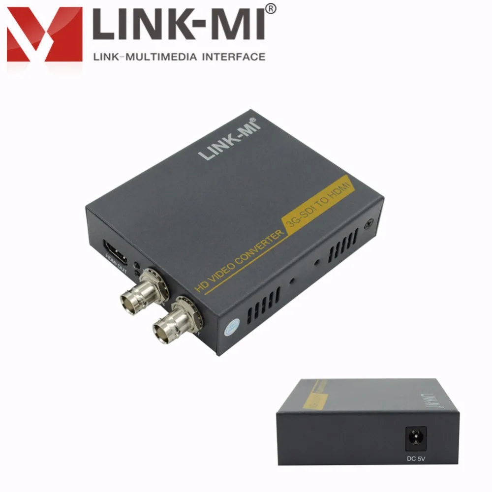 LINK-MI LM-SC5210C Full HD видео 1080p 3G SDI в HDMI конвертер высокой четкости сигнала удлинитель |