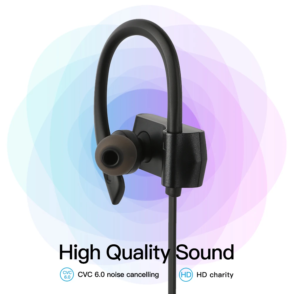 GGMM W600 Bluetooth наушники беспроводные Bluetooth наушники с микрофоном шумоподавление наушники стерео Бег Спорт гарнитура