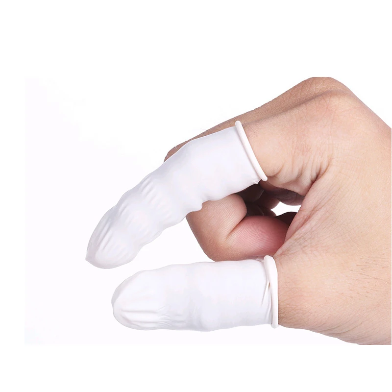 Одноразовые антистатические резиновые латексные напальчники для пальцев 20