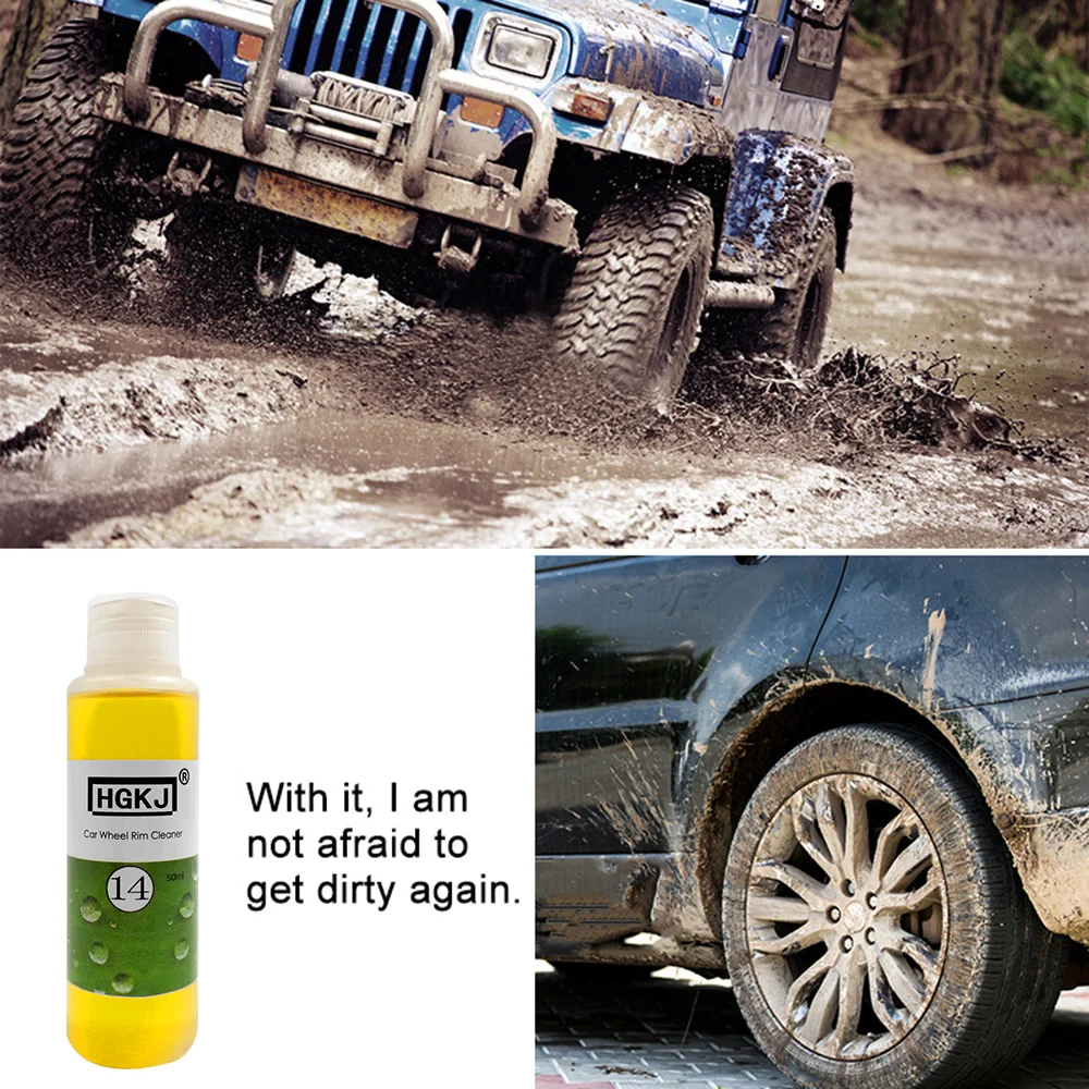 Высококонцентрированное моющее средство для чистки колес автомобиля 50 мл|Ремонт
