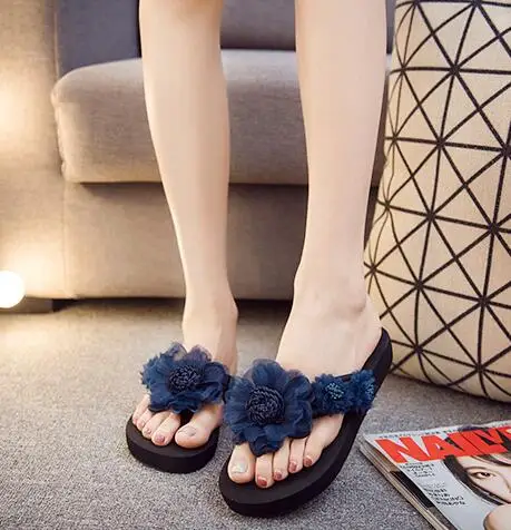 

Fashion Travel Female Wedge Slippers Outdoor Summer Sexy Flip Flops Women Sandals Bohemian Cinnamon Wedges Slippers C0170