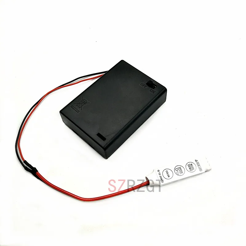 Светодиодная лента на батарейках 5050 SMD 50 см 1 м 2 RGB светодиодная