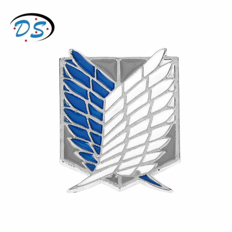 Ювелирные изделия из игры атака на Титанов броши гигантский легион флаг сплав