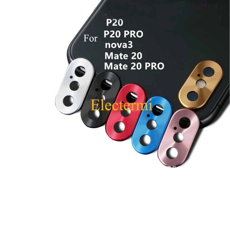 10 шт. защитная рамка для камеры для huawei P20 Lite P20 PRO P20 MATE 20 NOVA 3 Plus задний тыловой объектив камеры рамка для корпуса
