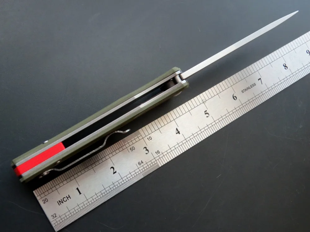 Новый складной инструмент для кемпинга D2 стальное лезвие + G10 Ручка горячий