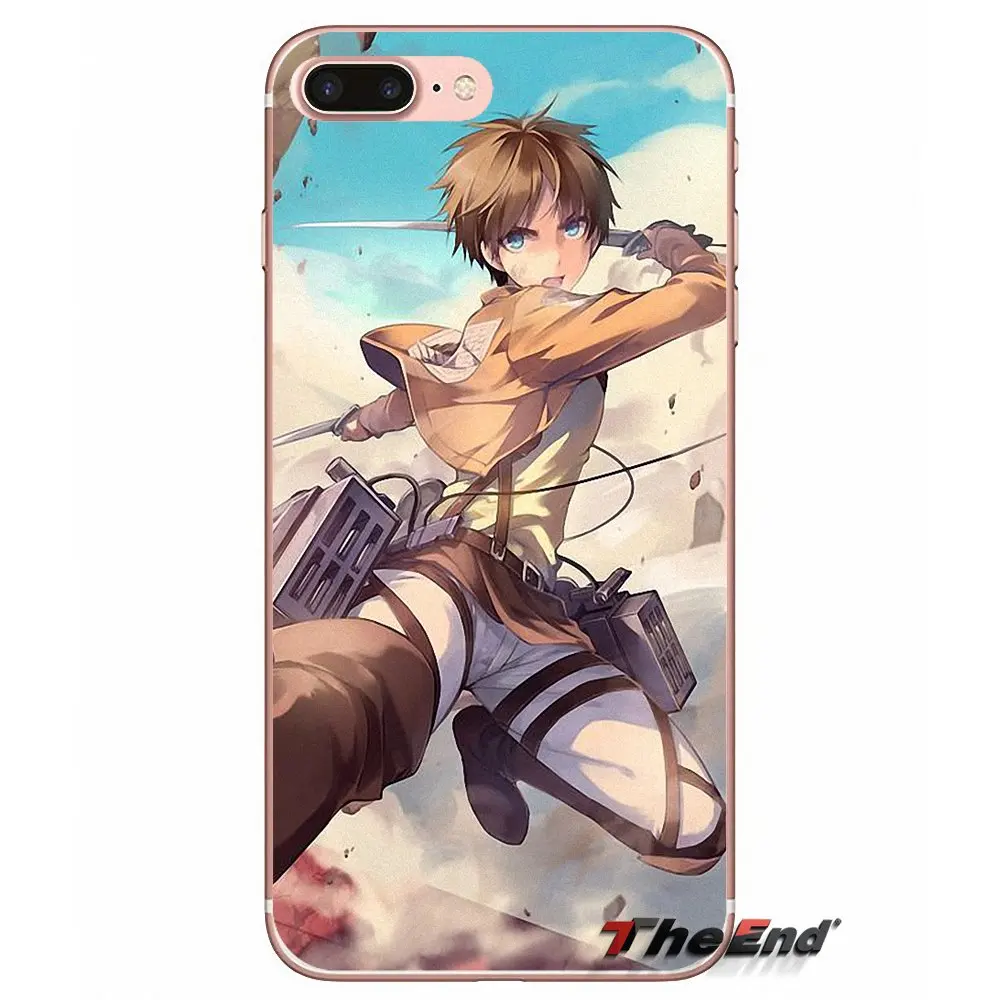 Чехол Attack on Titan Eren Jaeger Shingeki для Huawei G7 G8 Ascend P7 P8 P9 Lite Honor 4C 5X 5C 6X Mate 7 8 9 Y3 Y5 Y6 II Pro|honor 4c|mate