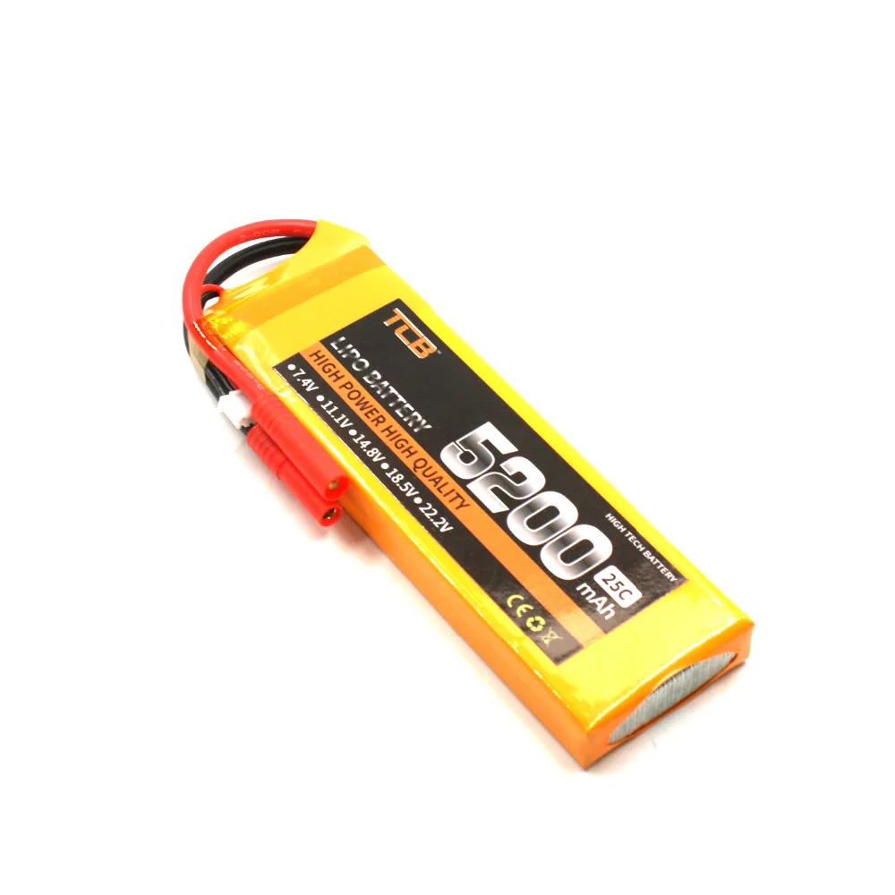 TCB RC игрушки LiPo батарея 11 1 V 5200mAh 25C 3S для радиоуправляемый самолет Квадрокоптер