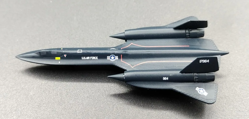 Редкое Специальное предложение 1:400 SR-71A черный сверхзвуковой спутниковый