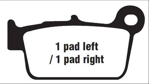 Мотоцикл медьсодержащий спеченный тормозные колодки для бета Alp 4.0 4 т / 349cc 2005 2011