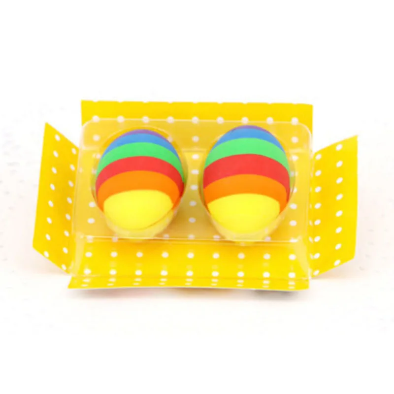 2 шт. цветной ластик для яиц динозавра Kawaii Детские Канцелярские принадлежности с