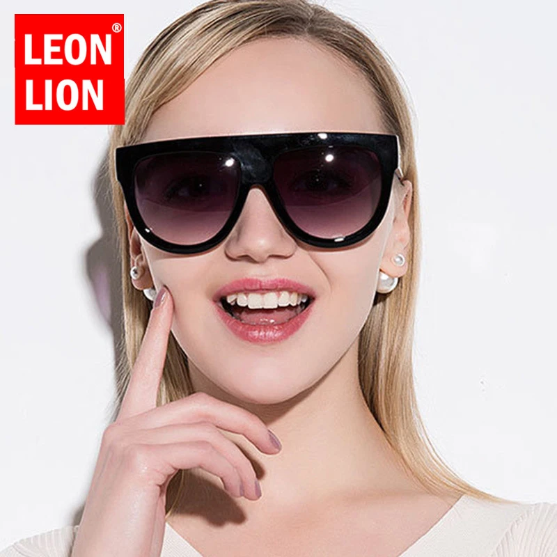 

LeonLion 2021 Big Frame Leopard Sunglasses Women/Men Candy Lens Ladies Sun Glasses Classic Retro Outdoor Oculos De Sol Gafas