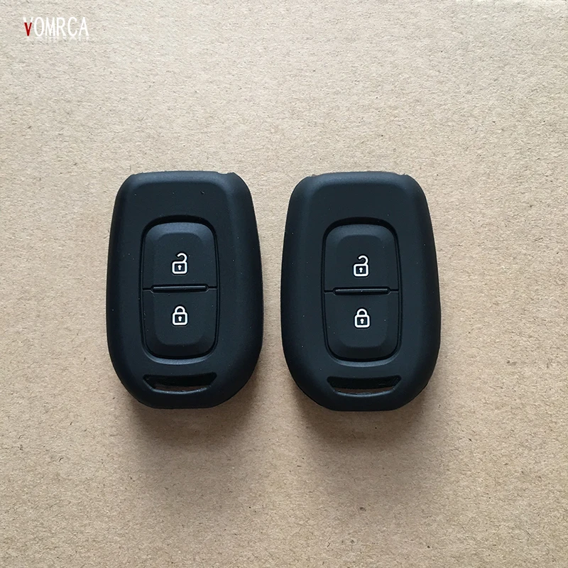 2017 Popular High quality Silicone Rubber Car Key Cover Back protector case for Renault 2 buttons protect shell starline a91 | Автомобили