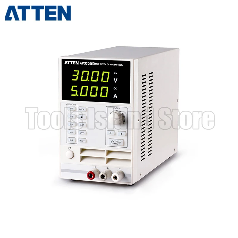 Одноканальный источник питания постоянного тока ATTEN APS3005Dm + 220 В с регулируемым