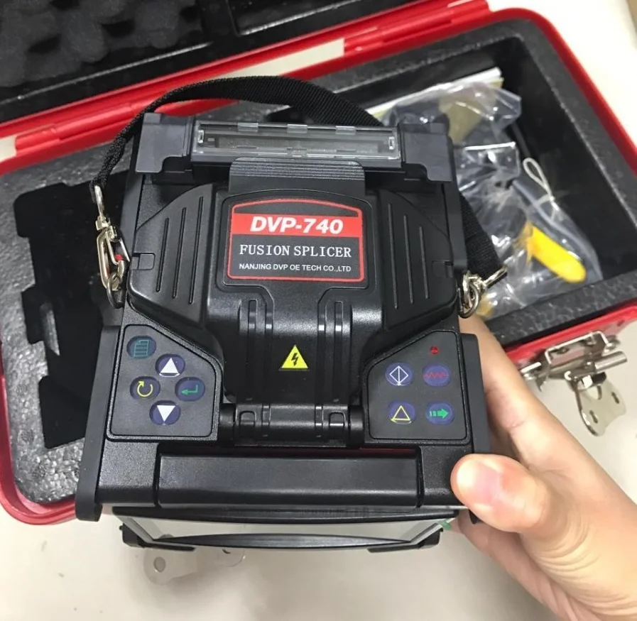 DVP-740 Fusion Splicer Машина для сращивания оптического волокна Multi-language Fusionadora Soudeuse Fiber FEDEX