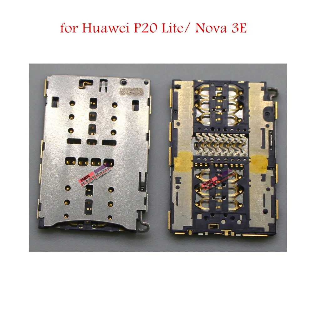 Для Huawei P20 Lite/Nova 3E устройство для чтения sim карт слот лоток держатель Разъем P20Lite