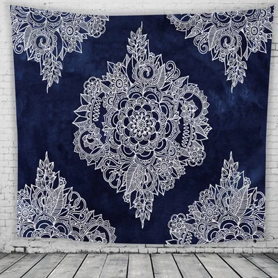 Tapestry 2 WLIARLEO в виде индийской мандалы пляжные Одеяло печатных 3D гобелены висит S tapiz pared настенный полиэстер yoga коврик - Цвет: Tapestry 2