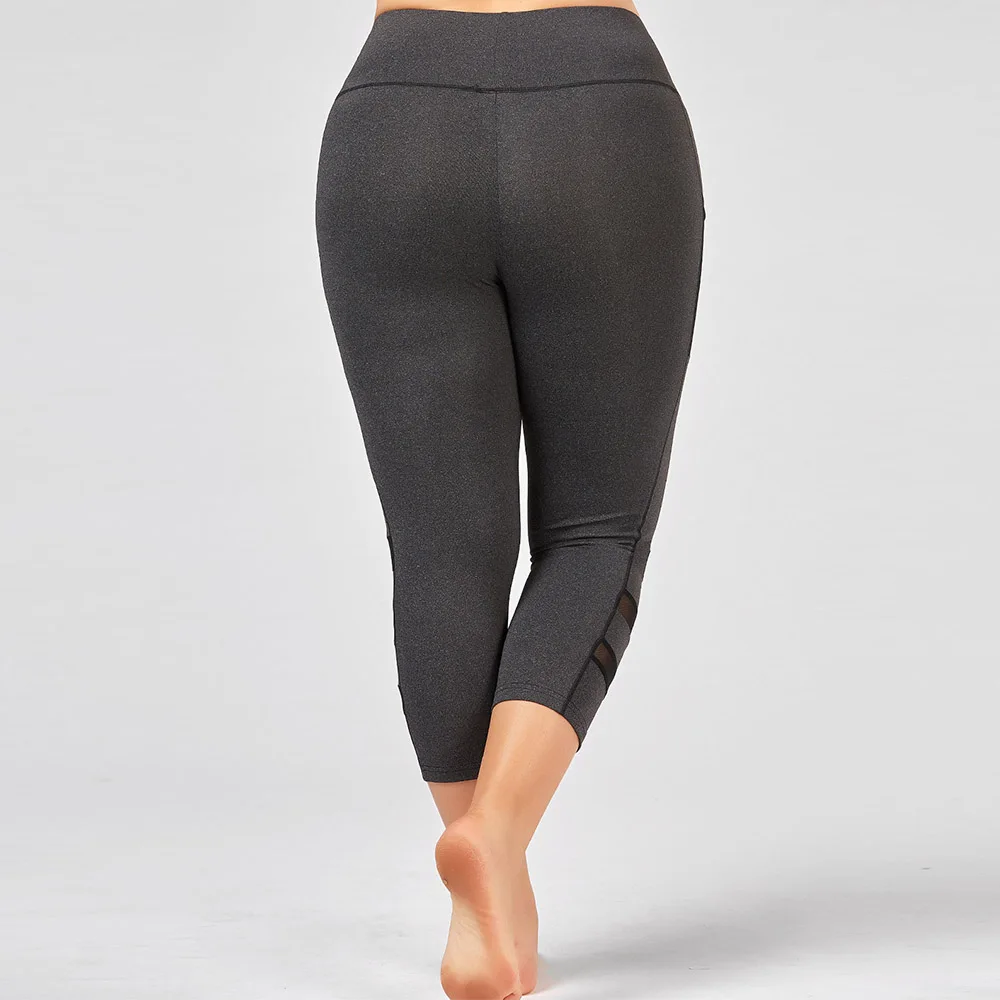 Женские сетчатые леггинсы ROSEGAL летние для фитнеса с высокой эластичной