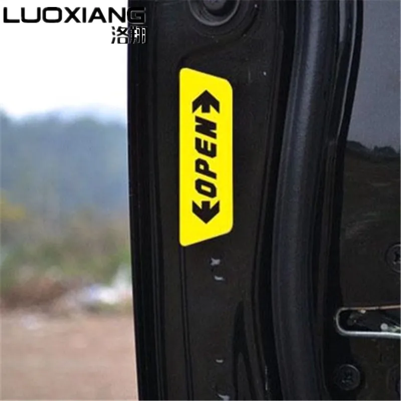 Светоотражающие наклейки для открытой двери автомобиля 4 шт./компл.|reflective sticker|car