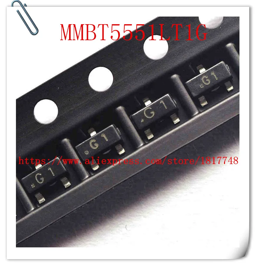 

200pcs/lot MMBT5551LT1G MMBT5551 SOT-23 2N5551 SMD NPN