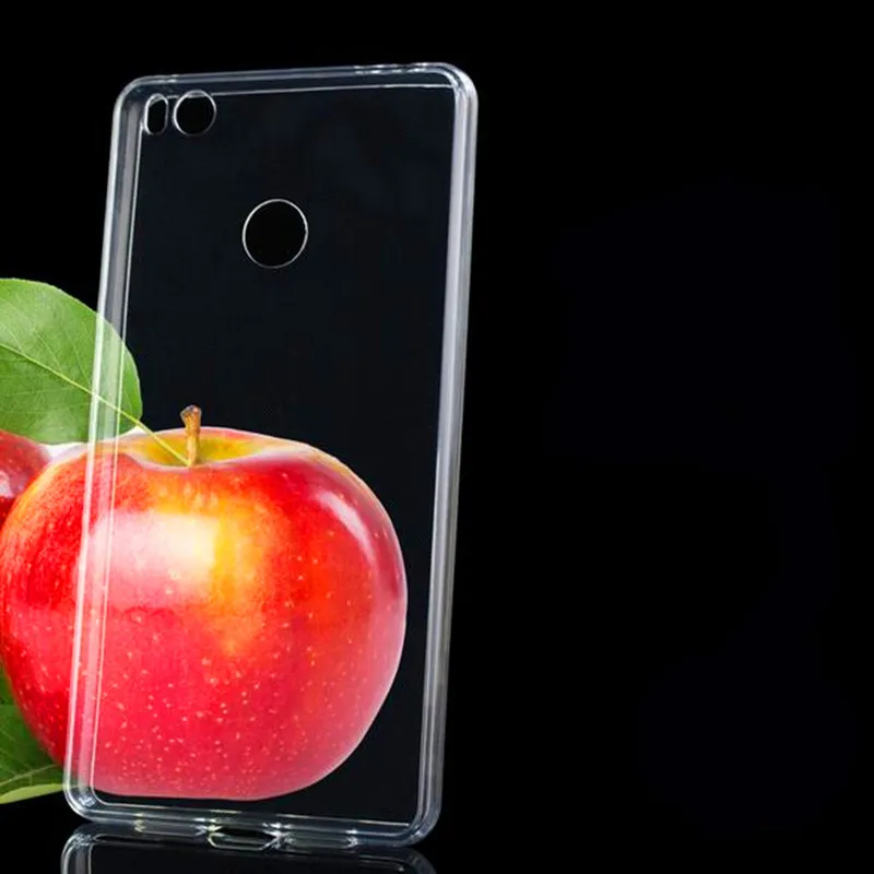 Ультра Тонкий Кристалл Прозрачный Чехол Для Xiaomi Mi4S Дело Мягкий ТПУ Ясно Задняя