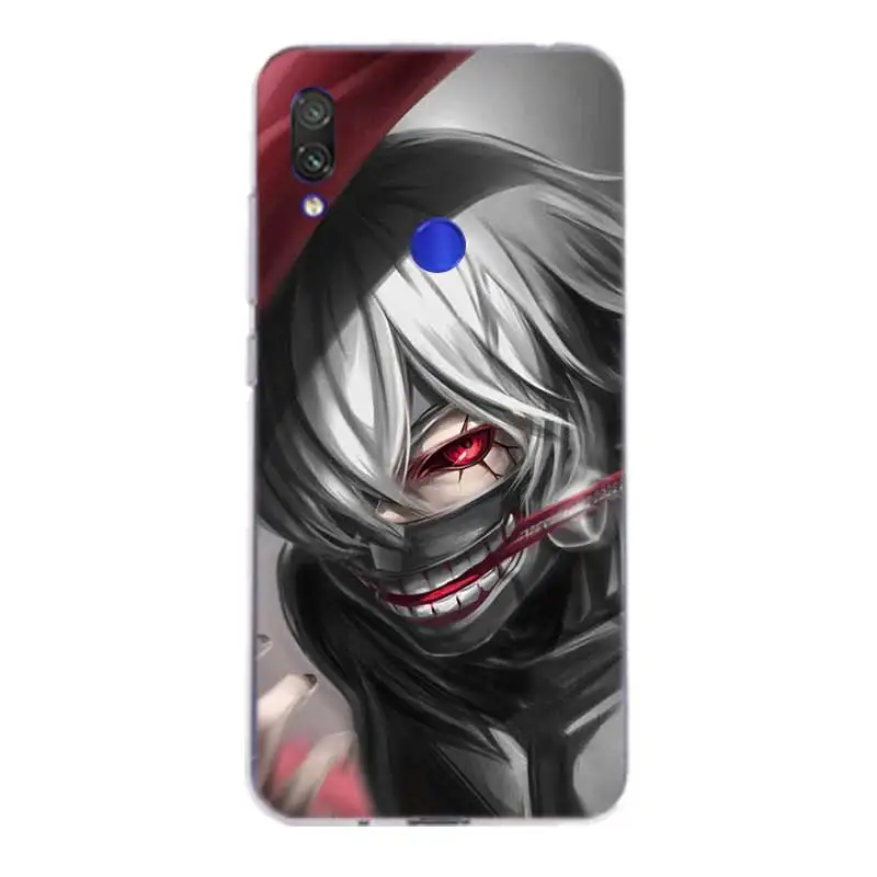 Силиконовый чехол с японским Аниме Tokyo Ghoul для Xiaomi Redmi Y3 S2 Y2 Note 7 6 5 Pro 4 4X 5A 6A Pocophone F1 Mi 8