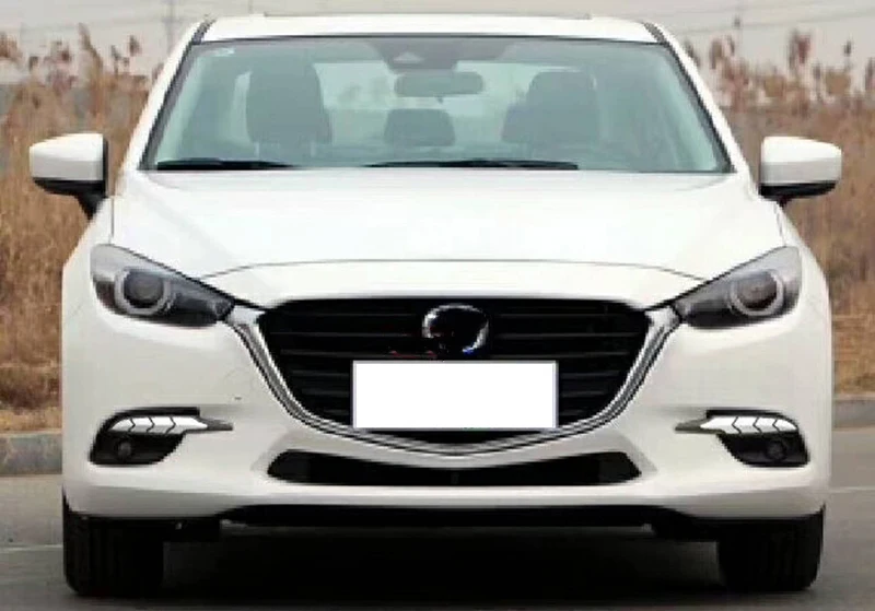 Автомобильные мигающие дневные ходовые огни для Mazda 3 Axela 2017 2018 противотуманные