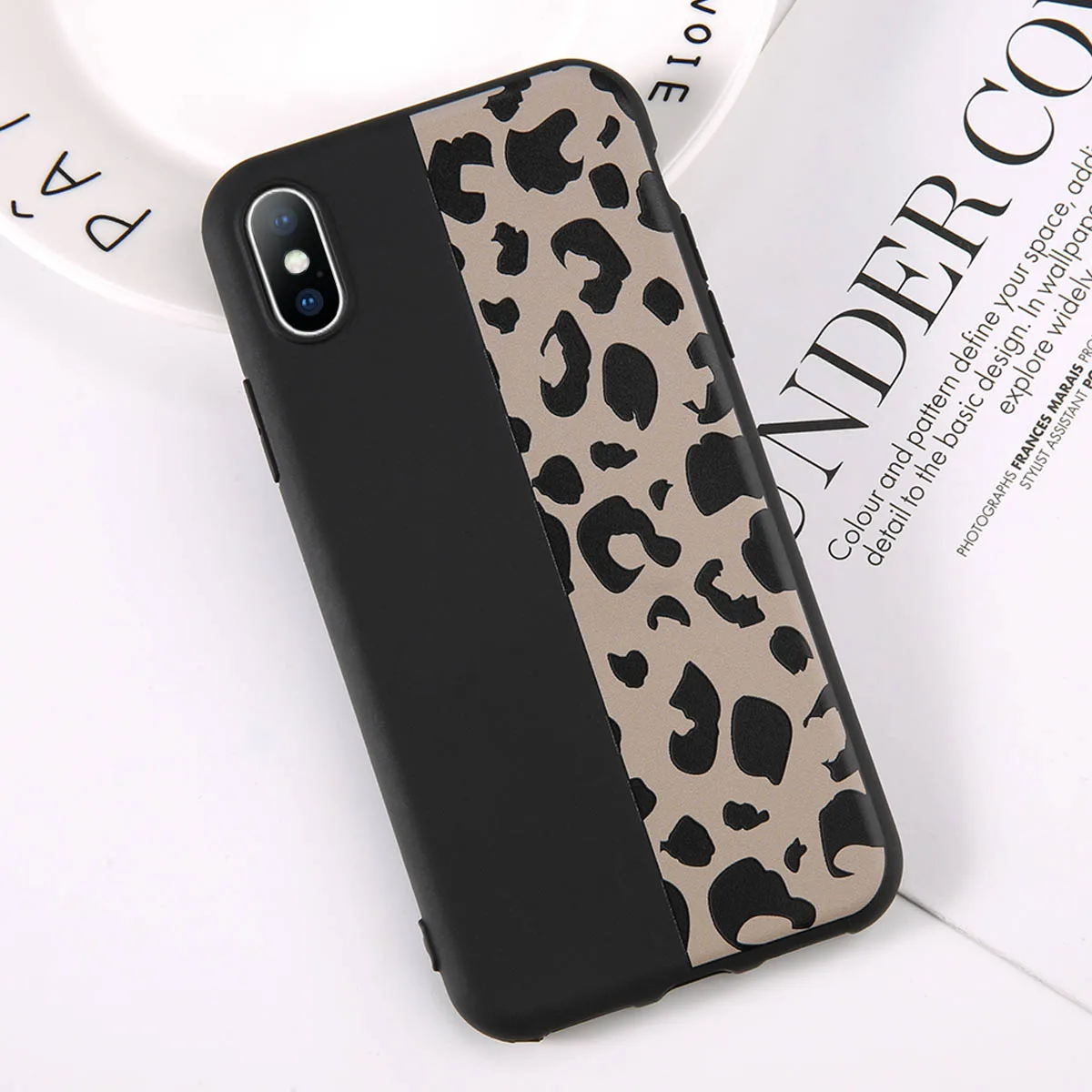 T63302B Мягкий силиконовый чехол Lovebay для Iphone XS Max XR X 8 7 6 6S Plus модные чехлы с леопардовым принтом для Iphone 7plus - Цвет: T63302B