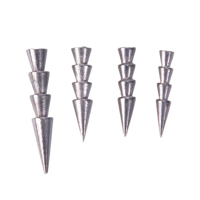 5 шт. 100% Вольфрамовая пагода для ногтей рыболовные грузила маленькие тонкие