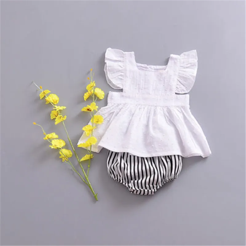 2018 детские летние белые простые и щедрые модные CH|summer fashion|summer whitesummer girl |