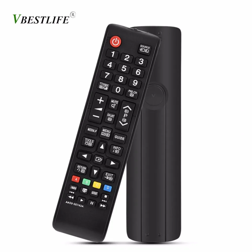 Универсальный пульт дистанционного управления для Samsung 3D Smart TV ИК черного цвета с