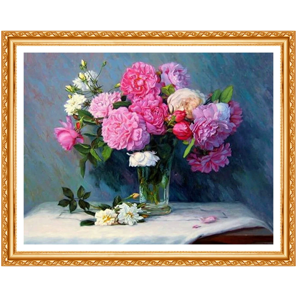 Новый стол Сделай Сам порошок ваза 5D домашний декор алмаз для алмазной вышивки