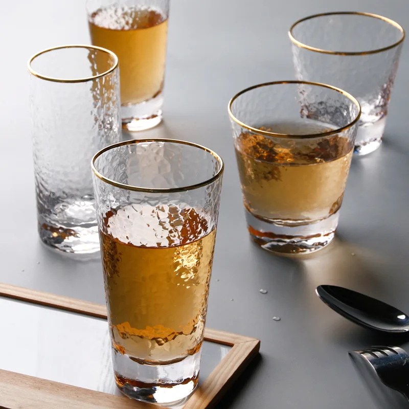 Точечная Высококачественная Чистая ручная стеклянная чаша для чая чашка сока