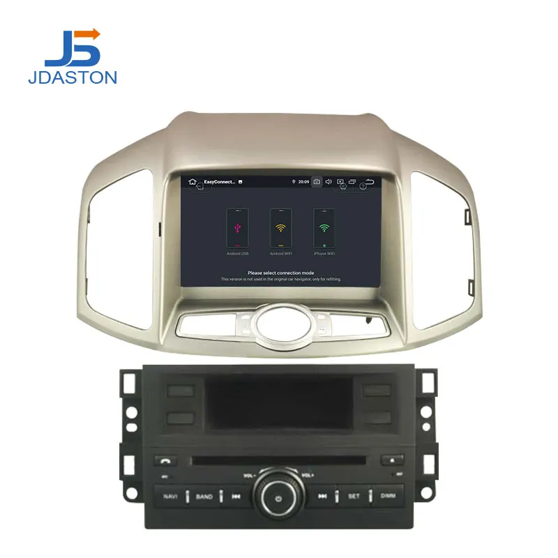 JDASTON Android 9,0 Автомобильный мультимедийный плеер для Chevrolet Captiva 2012 2013 2Din автомобильный Радио gps навигация Стерео DVD DSP