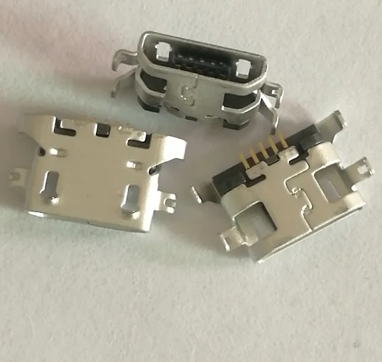 100 шт. новый разъем Micro USB 5P Женский Разъем зарядный порт для телефона Lenovo S650 S820 S658T