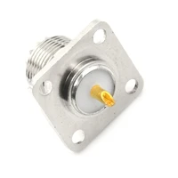 1pc practical coax connector so 239 female jack square shape solder cup coax connector for radio