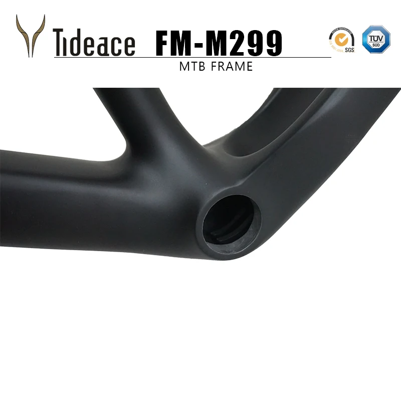Легкий вес 960g thru axle 148x12 boost MTB карбоновая рама 29er Plus рамы для горного велосипеда 29