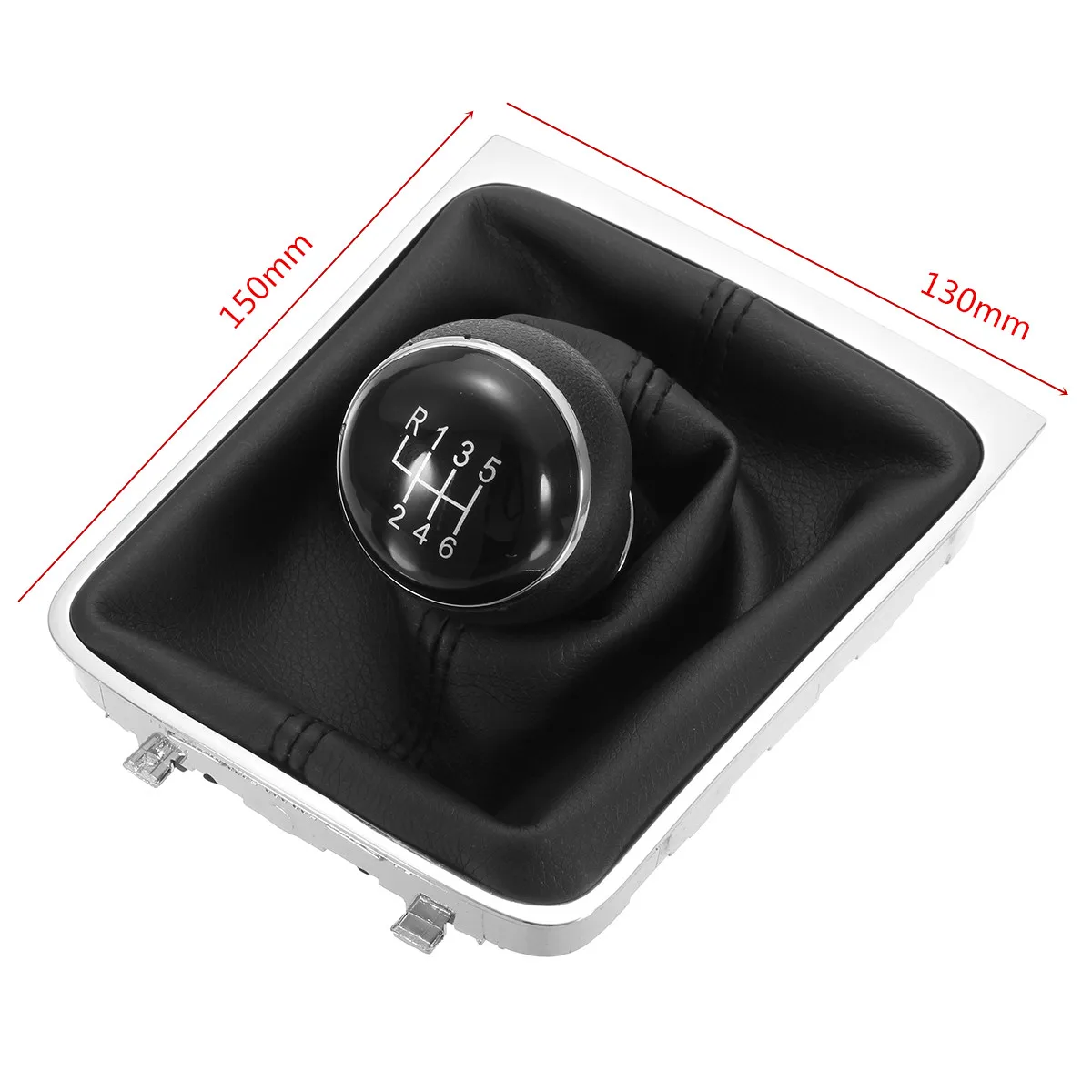 6 скоростная фотовспышка с кожаным чехлом 3AA711113A для VW Passat B7 12 мм|car gear shift knob|gear