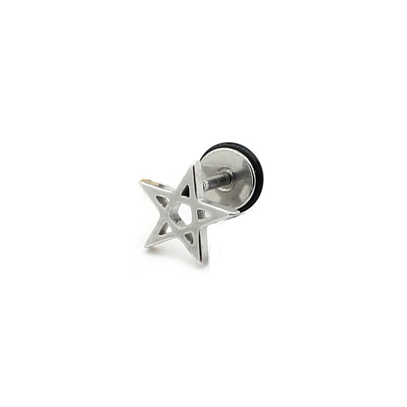 1 пара серьги гвоздики из нержавеющей стали|fashion stud earrings|stud earringsstar earrings |