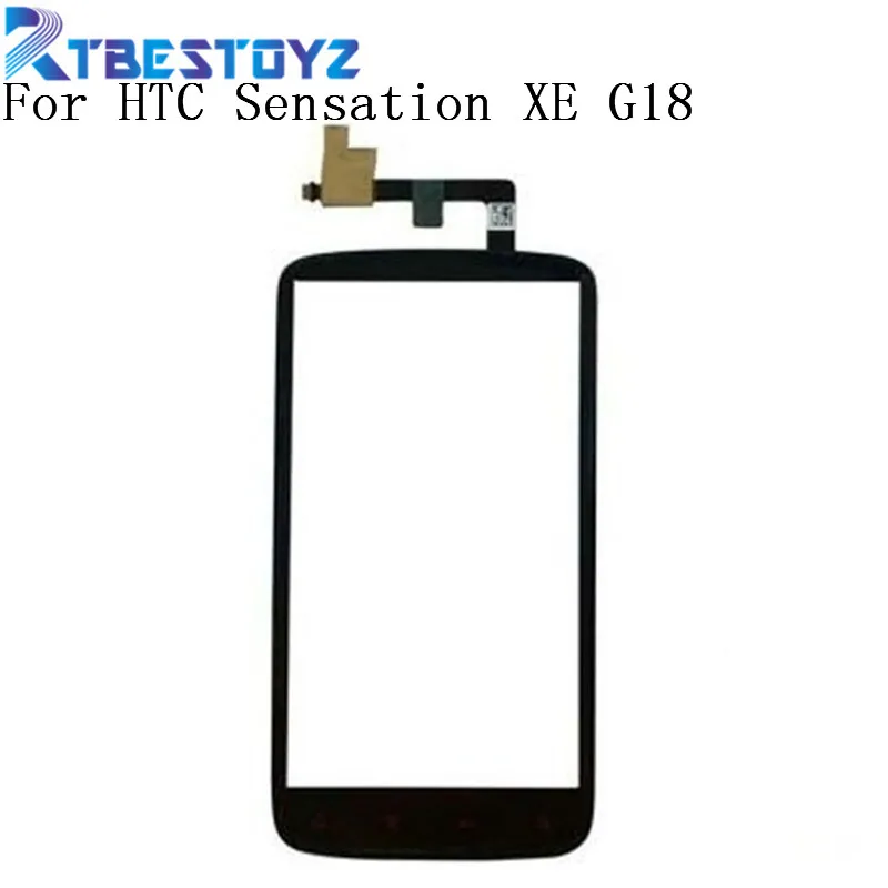 RTBESTOYZ Черный сенсорный экран дигитайзер стекло Len запасные части для HTC Sensation XE G18