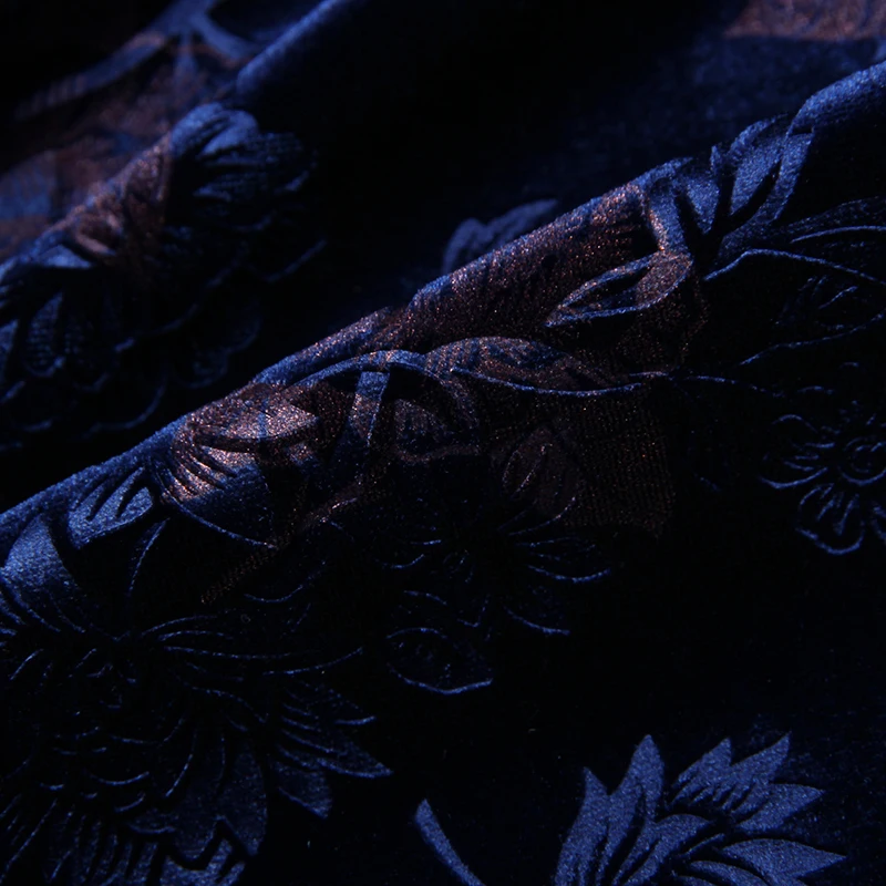 Высококачественная Мужская рубашка с цветочным принтом на осень и зиму Золотое