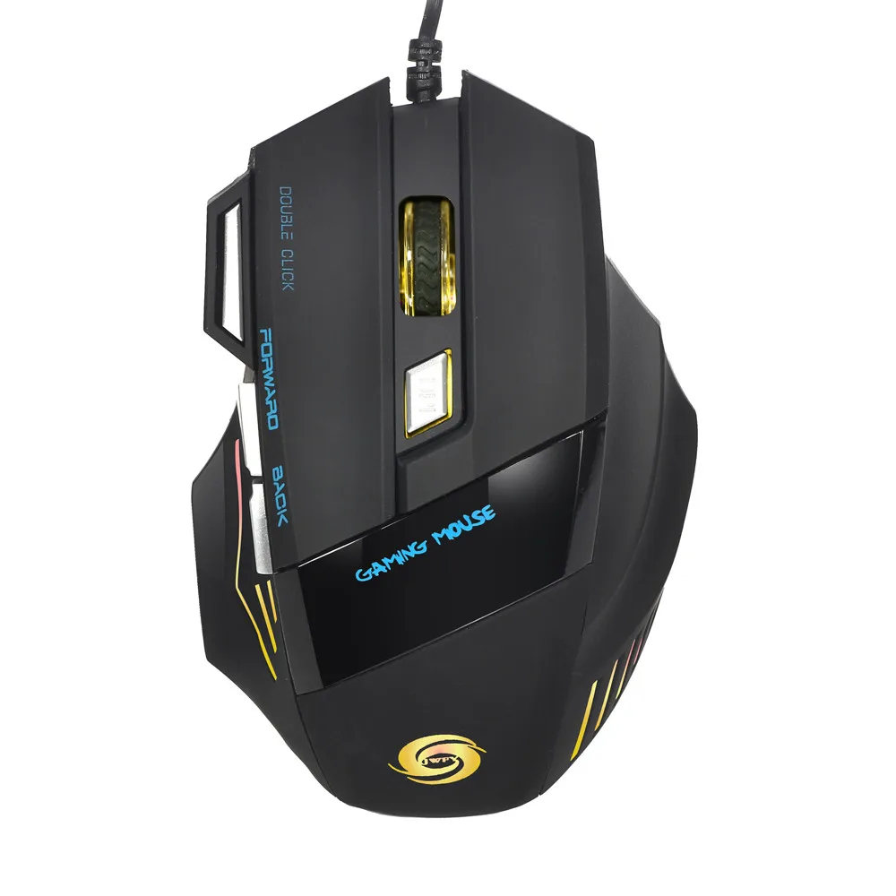 2019 светодиодный игровая Проводная клавиатура 2 4G и мышь 5500DPI компьютерный
