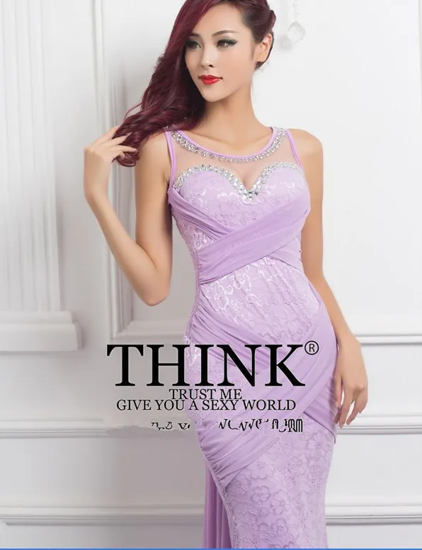 Вечерние платья, Формальные Длинные вечерние платья, vestidos de festa Robe de soiree vestidos de novia Abendkleider H0666 - Цвет: Light purple