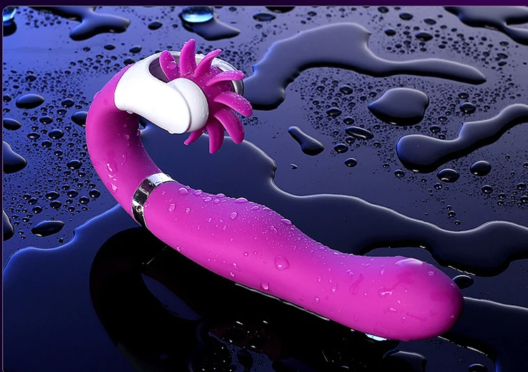 Purple Лизать поцелуй Вибратор Женский оргазм Вращение Язык Вибратор Pussy Massage Женский мастурбатор Клитор Стимулятор G-spot Дилдо Взрослые продукты Секс-игрушки для женщин - Цвет: Purple