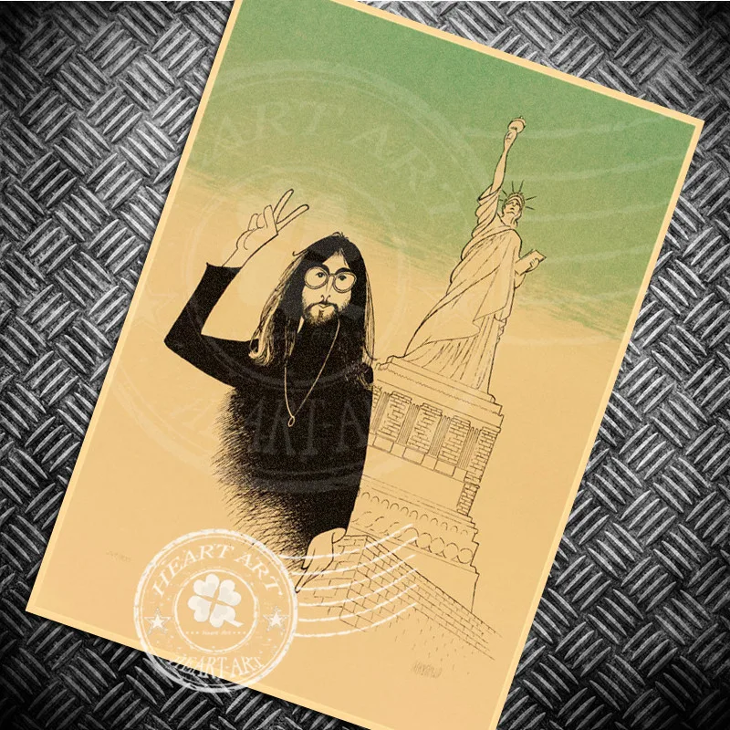 Старинные Плакат Статуя Свободы Гостиная Постер Фильма Ретро Крафт Бумага Бар