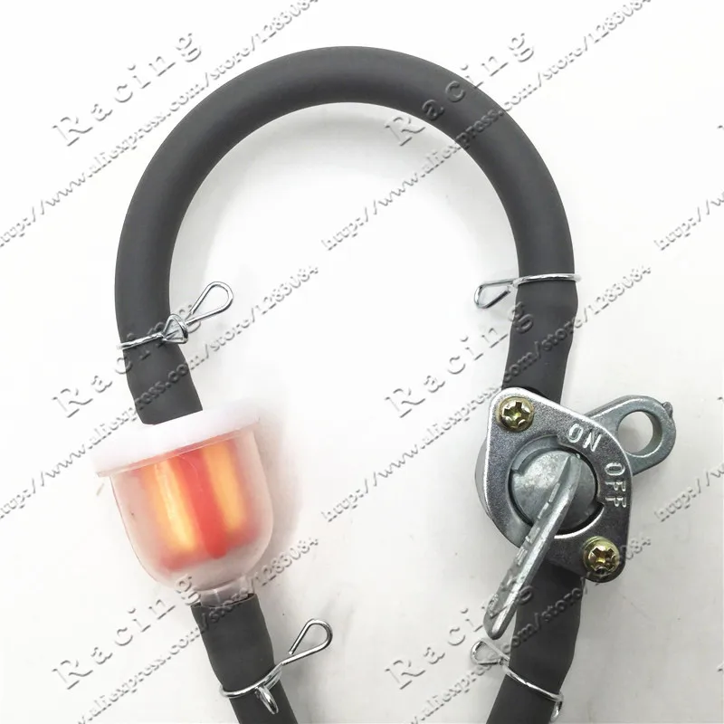 Топливный Кран Wtih газовый шланг топливный фильтр для 47cc 49cc китайский мини