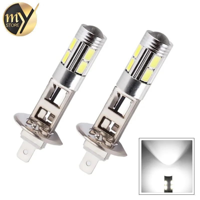 2 шт. автомобисветодиодный светодиодные лампы H1 10 SMD 5630 12 В|lamp 12v|h1 led bulbsled h1 |