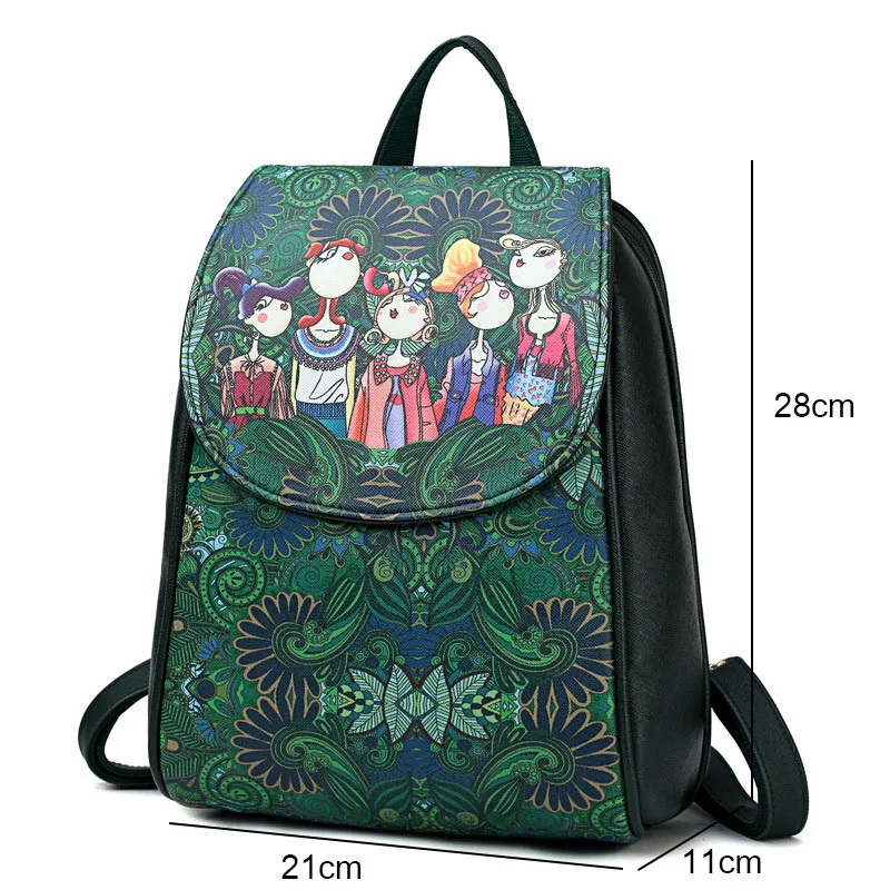 Mummy Bag Shoulder Multi-function Large Capacity Fashion Printing Diaper Travel Backpack Baby Nursing Nappy Changing Bag MBG0045 images - 6