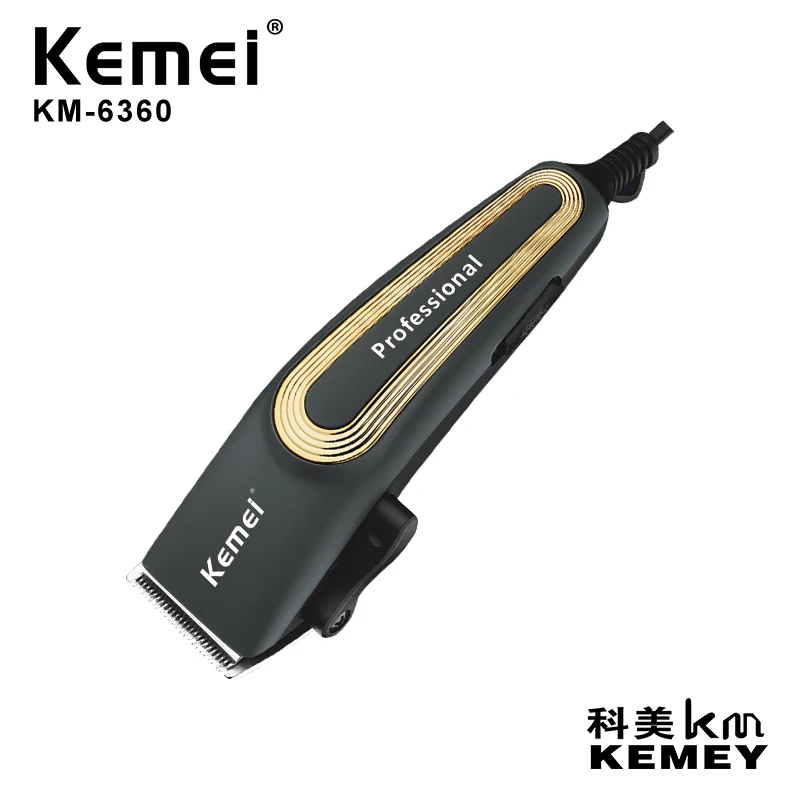 Профессиональная машинка для стрижки волос Kemei электрический триммер мужчин